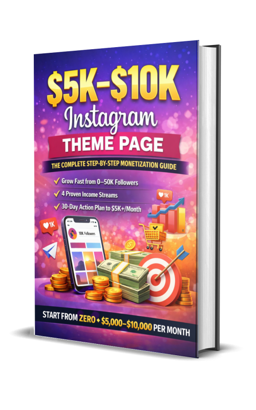 $5K–$10K Instagram Theme Page The Complete Step-by-Step Monetization Guide